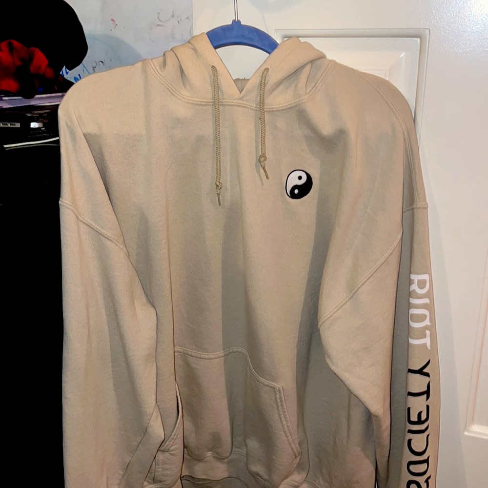“Riot Society” Ying Yang Hoodie